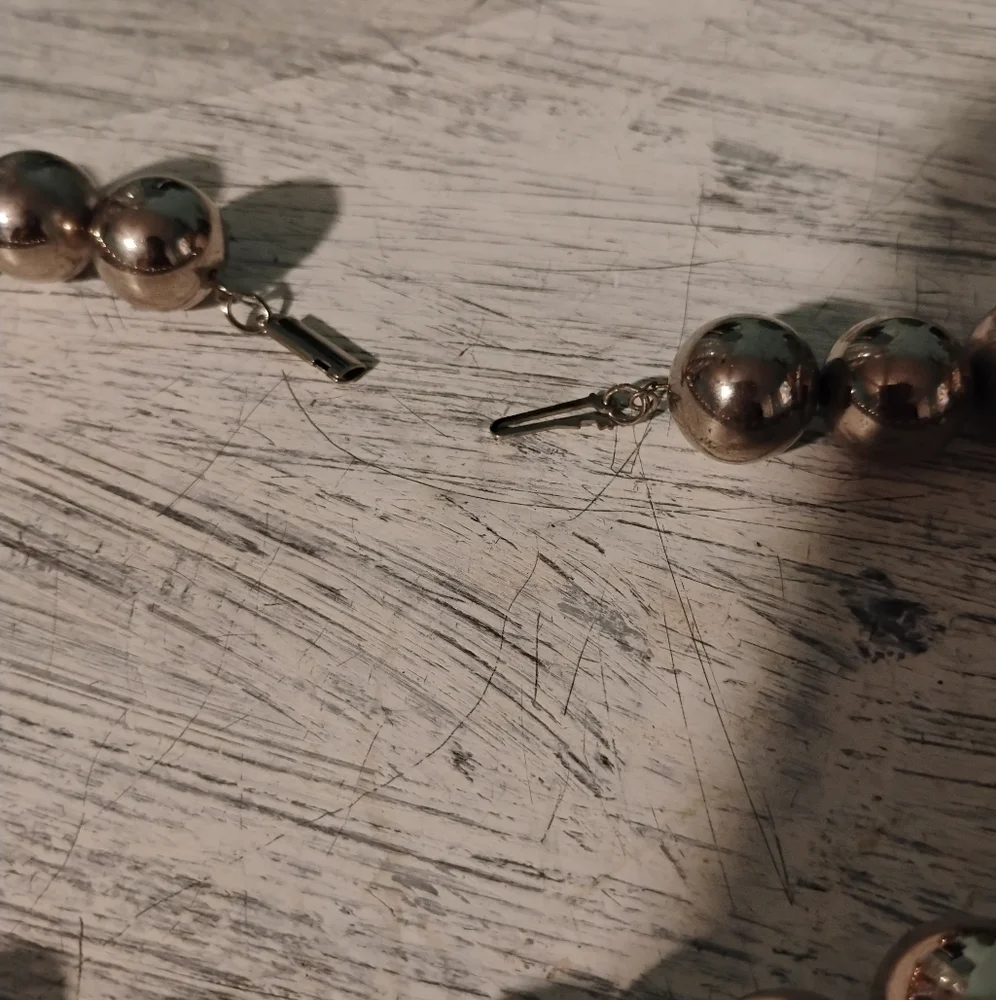 Classic Silver Bead Necklace - Picture 4 of 8